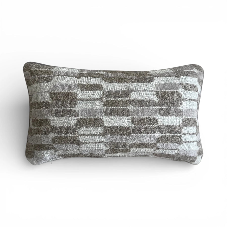 TERRA ENZO - Grid Vizon Dekoratif Yastık Kılıfı | Bel Kırlenti