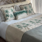 TROPICAL - Caribbean Palms Yatak Runner Seti