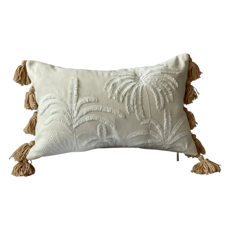 TROPICAL - Palm Yatak Örtüsü | Krem