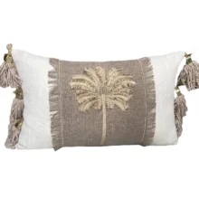 Gold Palm Kırlent Kılıfı 35*50 cm