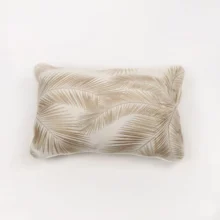 Palm Leaf Nakışlı Kırlent Kılıfı