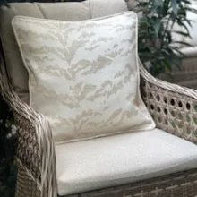 Sand Desenli Keten Kırlent Kılıfı