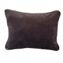 Cozy El Örgüsü Kahverengi Dörtgen Kırlent Kılıfı