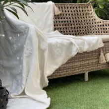 Tropical Palms Koltuk Şalı 90*150 cm