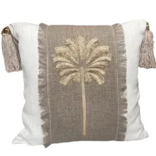 Gold Palm Kırlent Kılıfı 50*50 cm